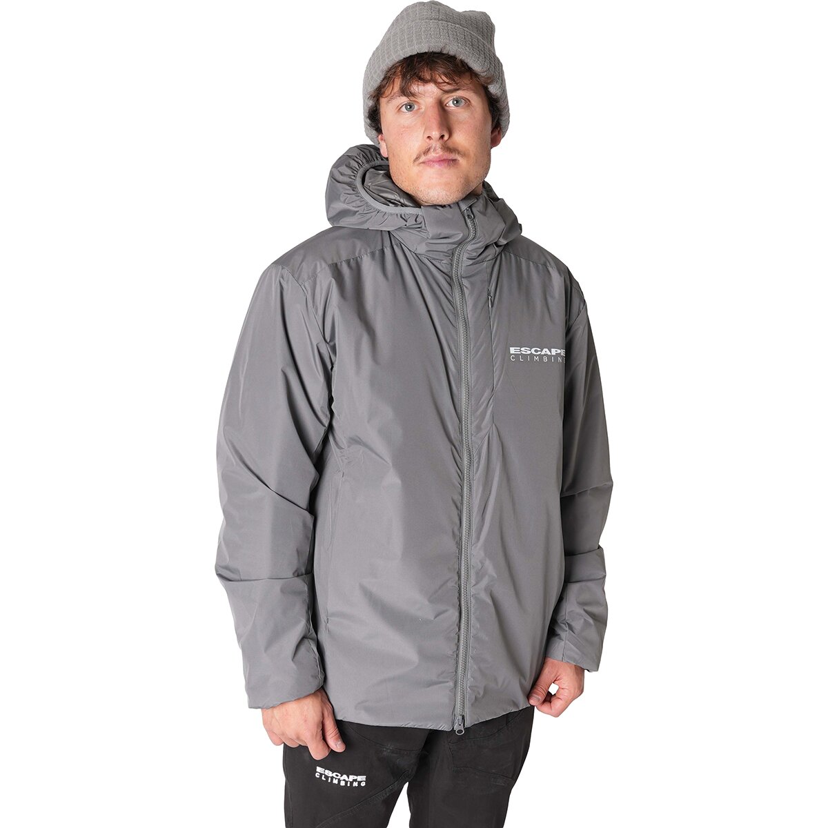 Image of Escape Climbing IronRange 80 Belay Jacket - Men's Basalt Gray, L