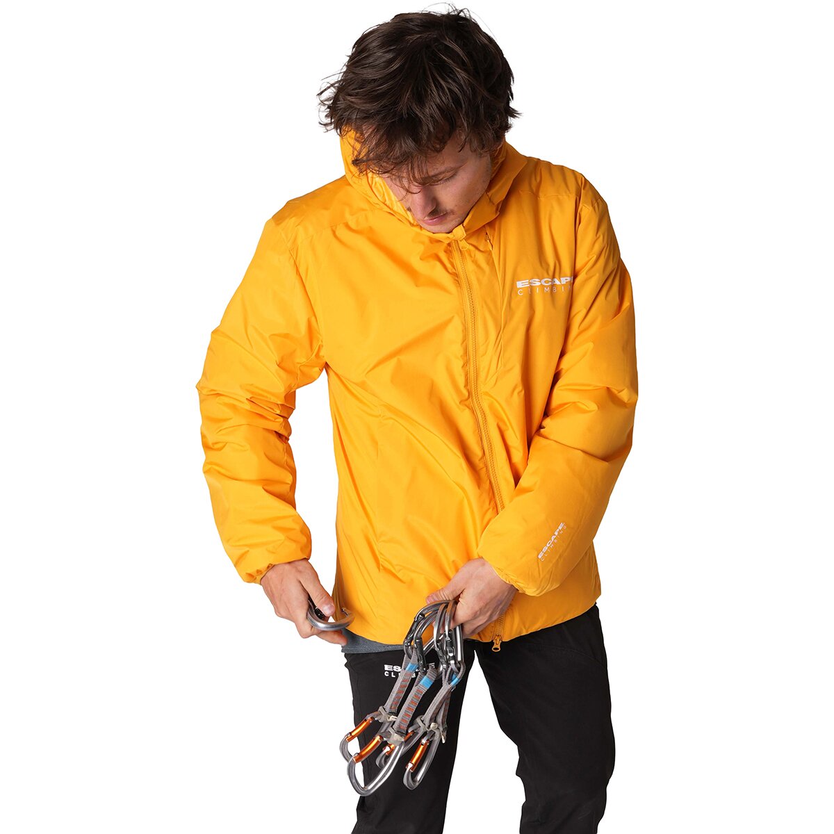 Image of Escape Climbing IronRange 80 Belay Jacket - Men's Tangerine, XL
