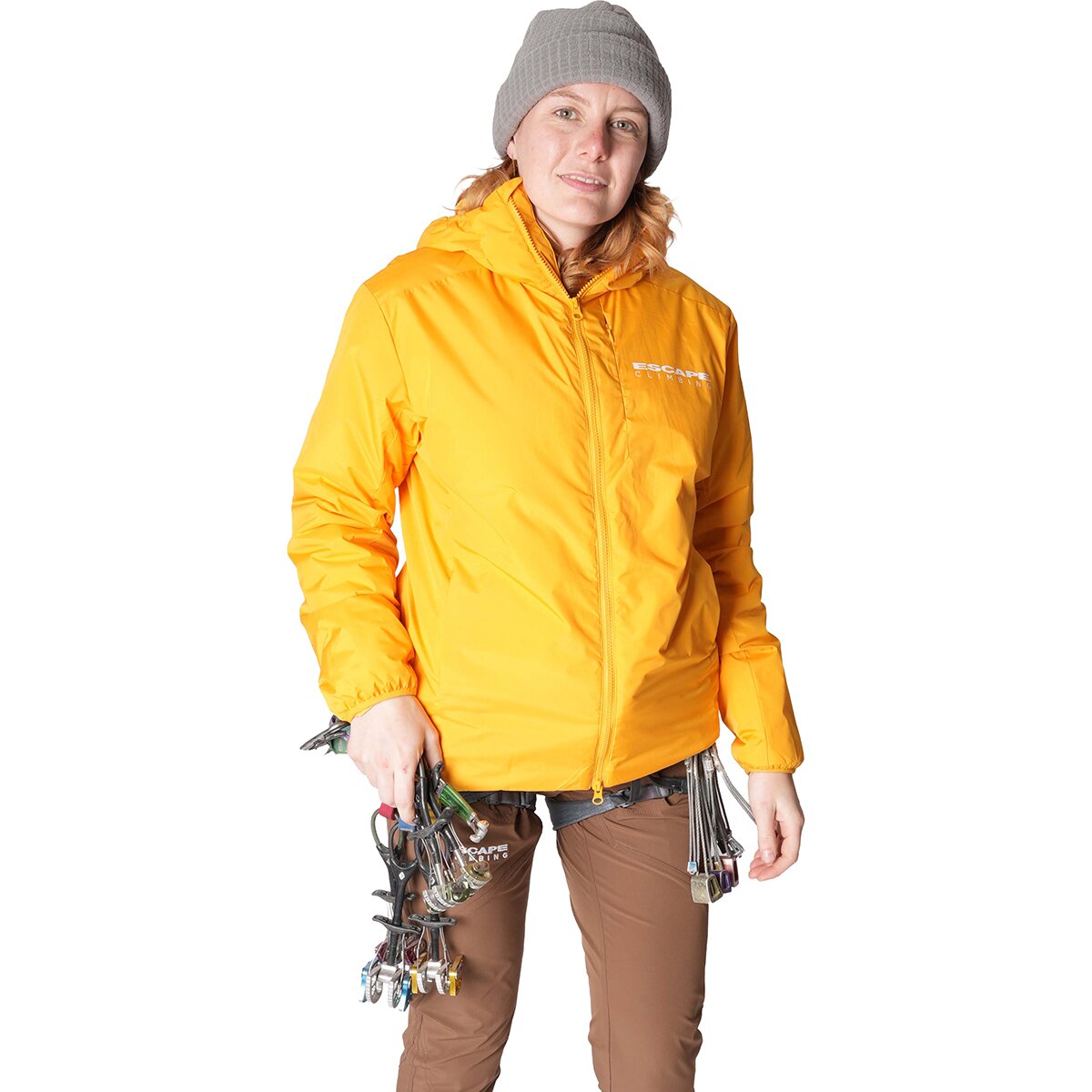 Image of Escape Climbing IronRange 80 Belay Jacket - Women's Tangerine, M