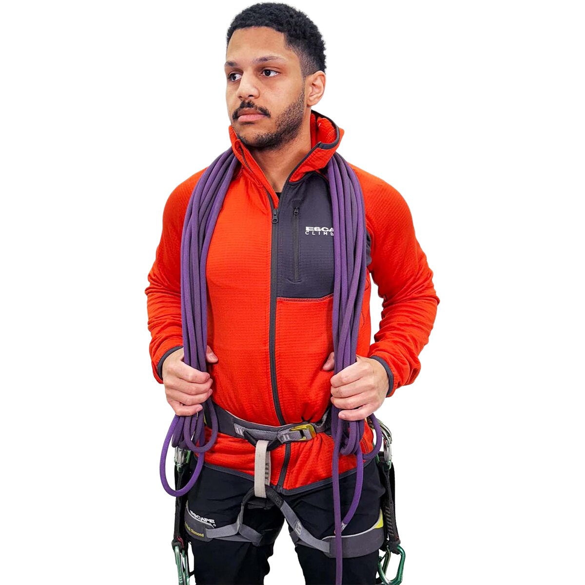 Image of Escape Climbing RockRider Hoodie - Men's Orange Rust, L