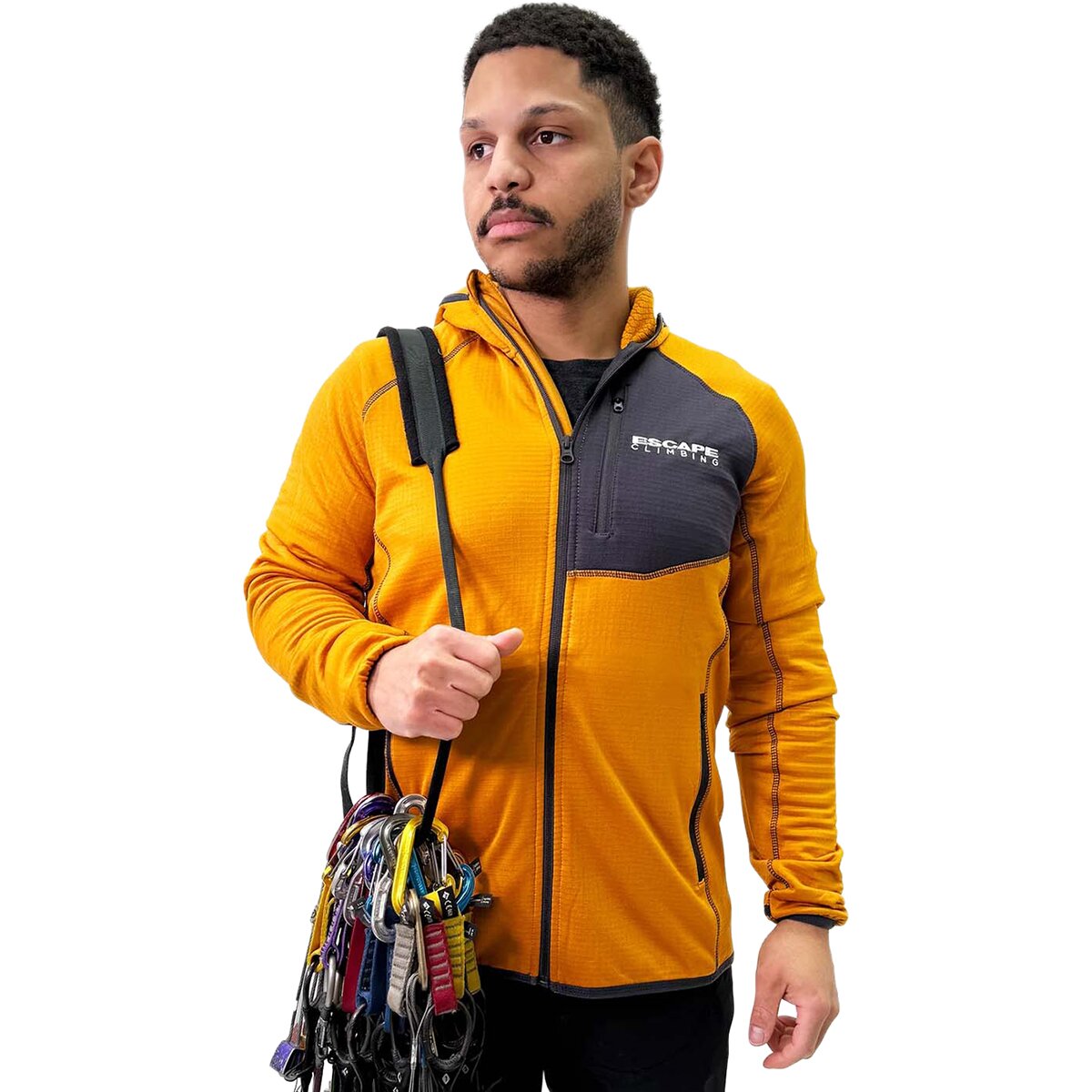 Image of Escape Climbing RockRider Hoodie - Men's Yellow Sand, L