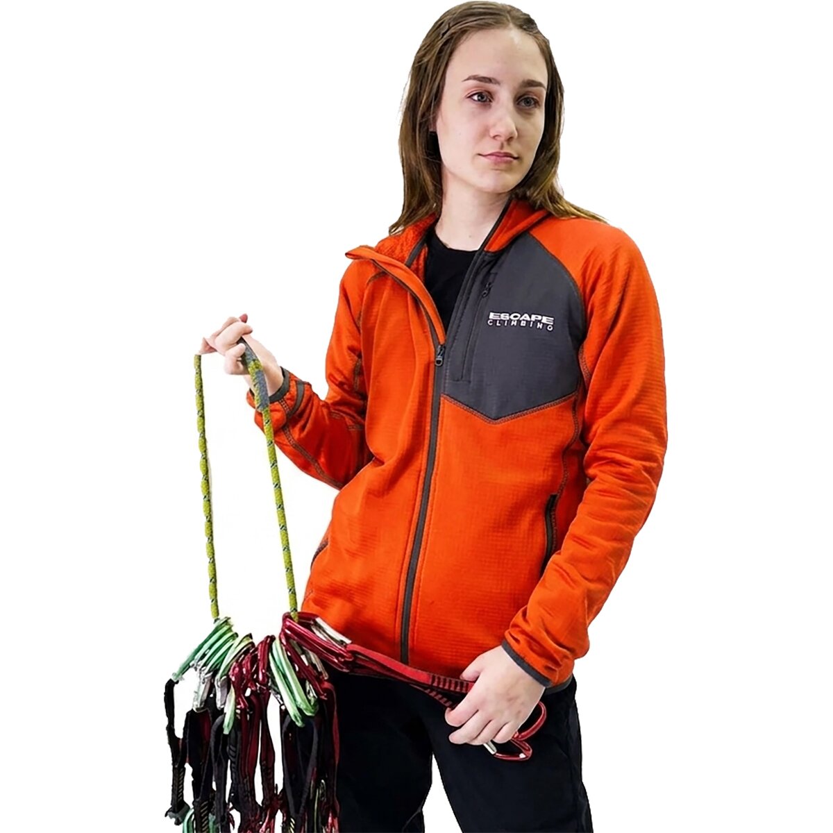 Image of Escape Climbing RockRider Hoodie - Women's Orange Rust, XS