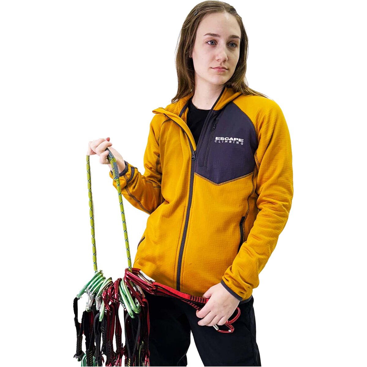 Image of Escape Climbing RockRider Hoodie - Women's Yellow Sand, XS
