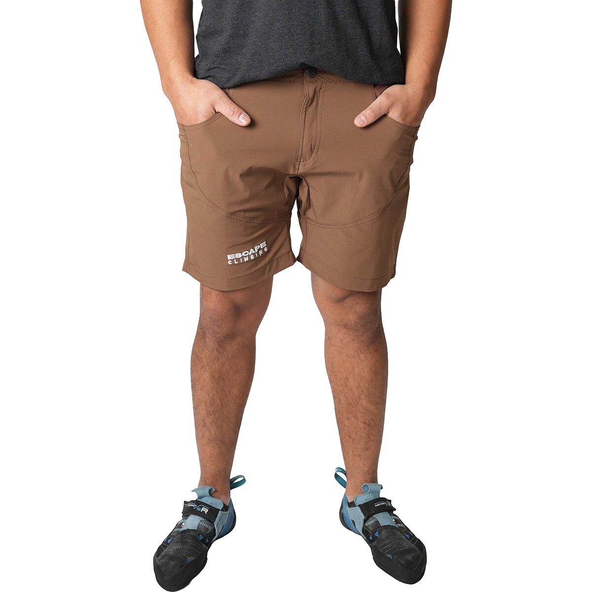 Image of Escape Climbing Smith Climbing Short - Men's Brown, L