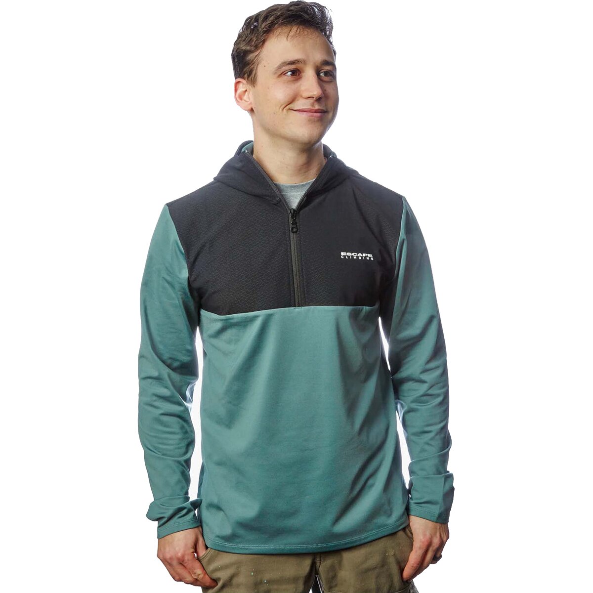 Image of Escape Climbing StoneSurfer Hoodie - Men's Dark Teal, S