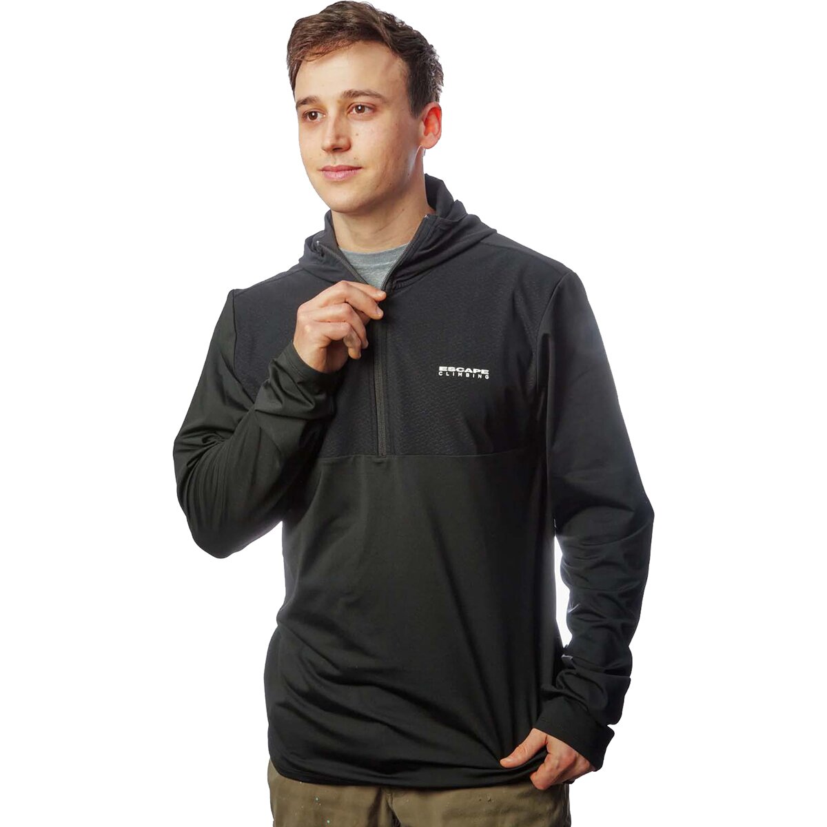 Image of Escape Climbing StoneSurfer Hoodie - Men's Nine Iron Gray, S