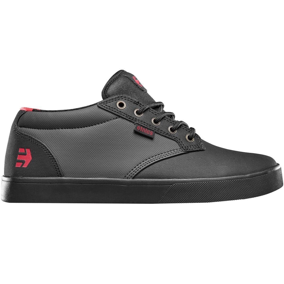 Image of Etnies Jameson Mid Crank Cycling Shoe - Men's Black/Dark Grey/Red, 9.0