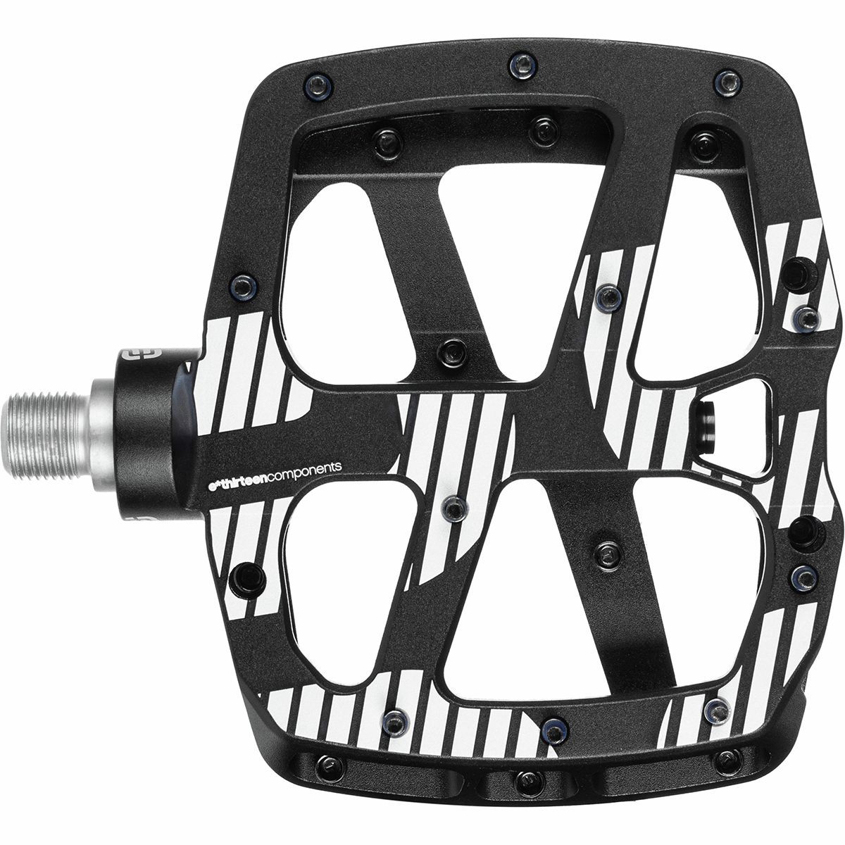 Image of e*thirteen components Plus Flat Pedals Black, Set