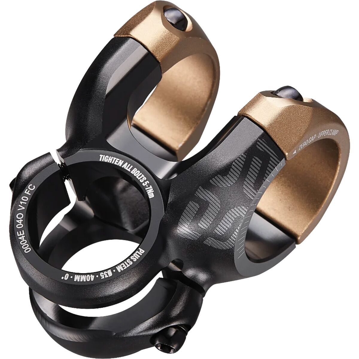Image of e*thirteen components Plus 35 Stem Black W/Bronze Clamps, 50mm