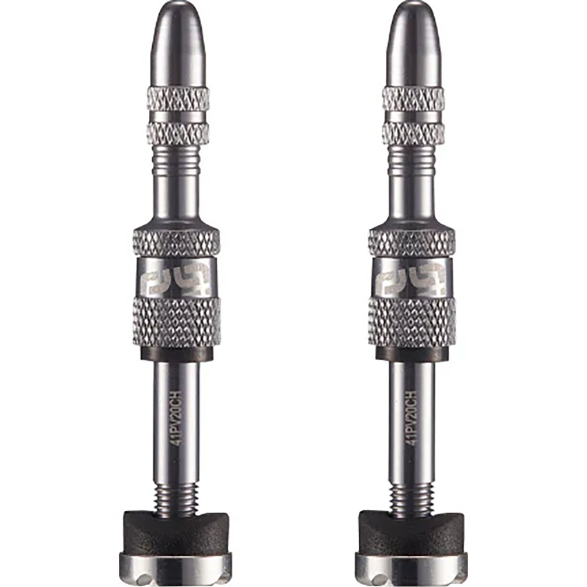 e*thirteen components e*thirteen components Quick Fill Plasma Tubeless Valves Silver, 23-31mm depth