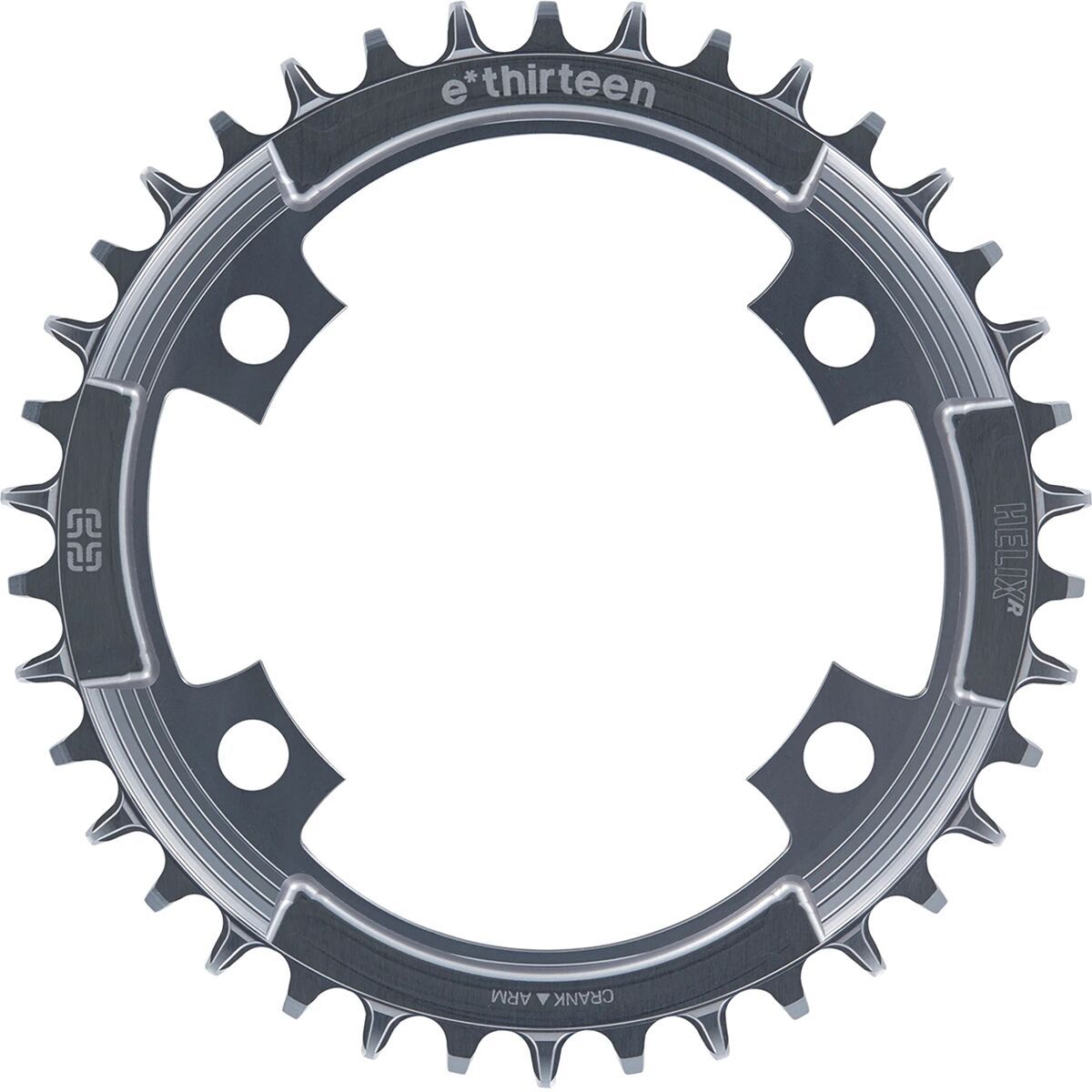 Image of e*thirteen components Helix Race 107BCD Chainring Grey, 40t