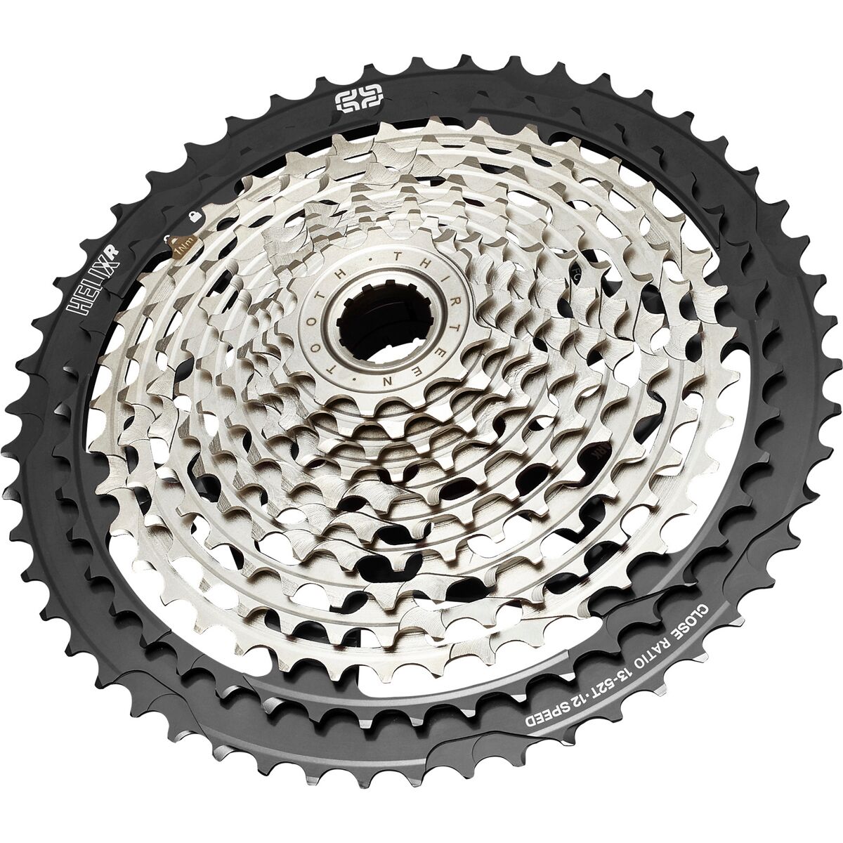 Image of e*thirteen components Helix Race 13-52t 12-Speed Cassette Black, 13-52t