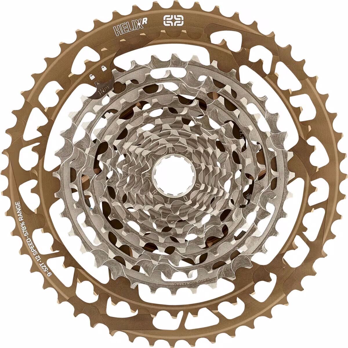 Image of e*thirteen components Helix Race 9-52t 12-Speed Cassette Bronze, 9-52t