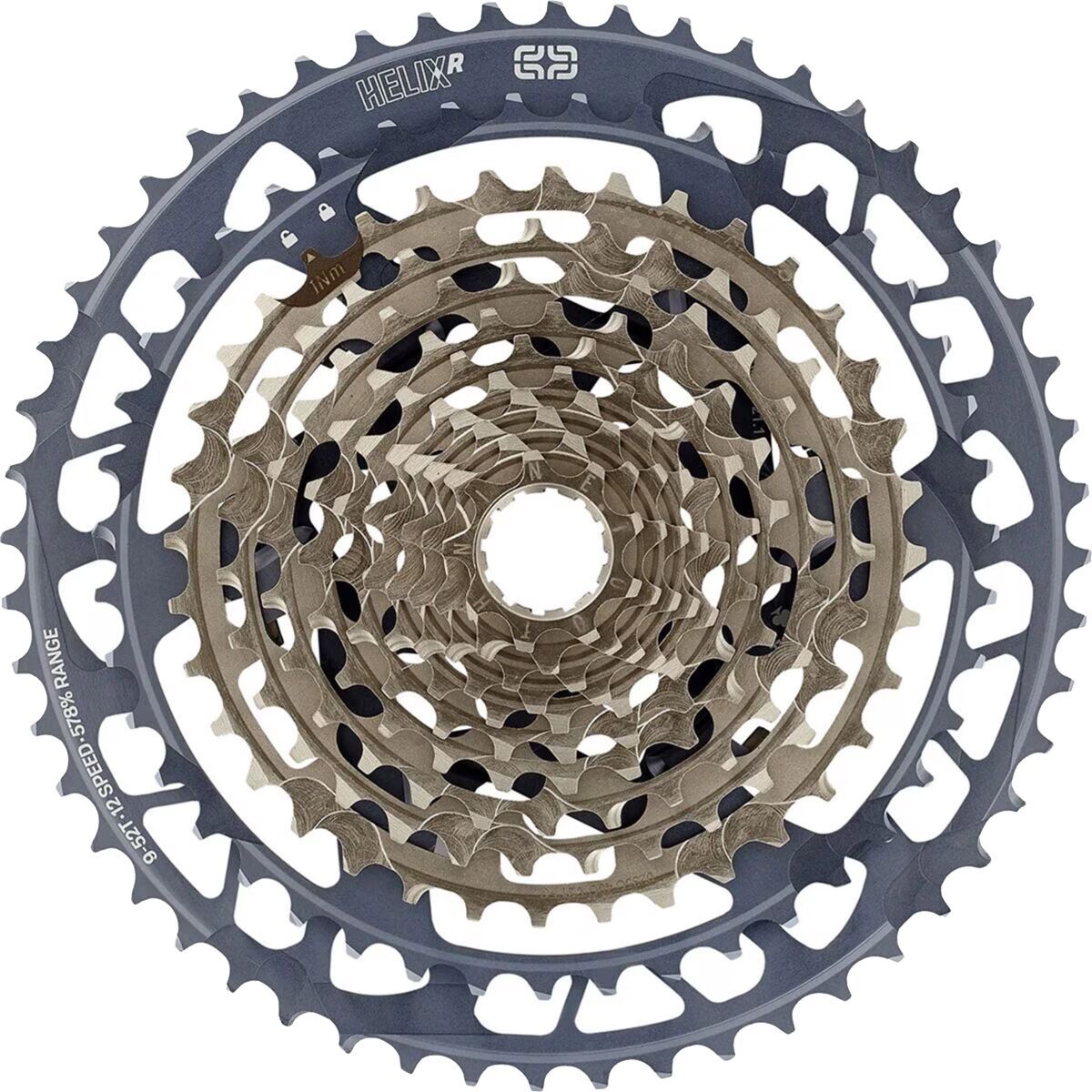 Image of e*thirteen components Helix Race 9-52t 12-Speed Cassette Grey, 9-52t