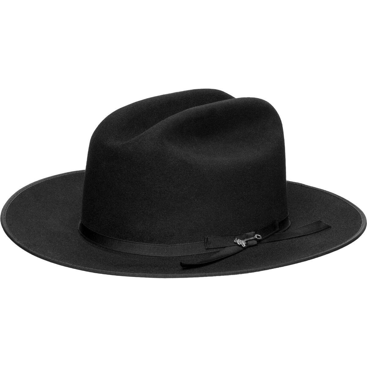 Image of Stetson Open Road Royal Deluxe Hat Black, 7 1/4