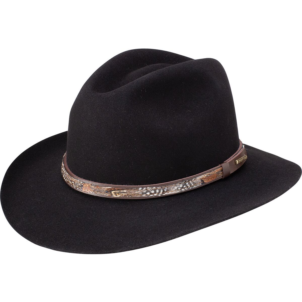 Stetson Jackson Hat Black, S