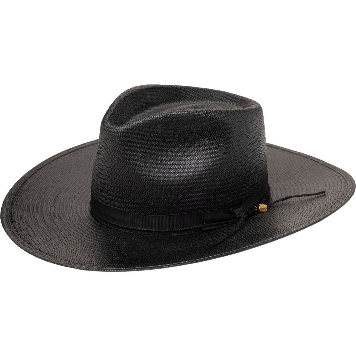 Image of Stetson JW Marshall Straw Hat Black, S