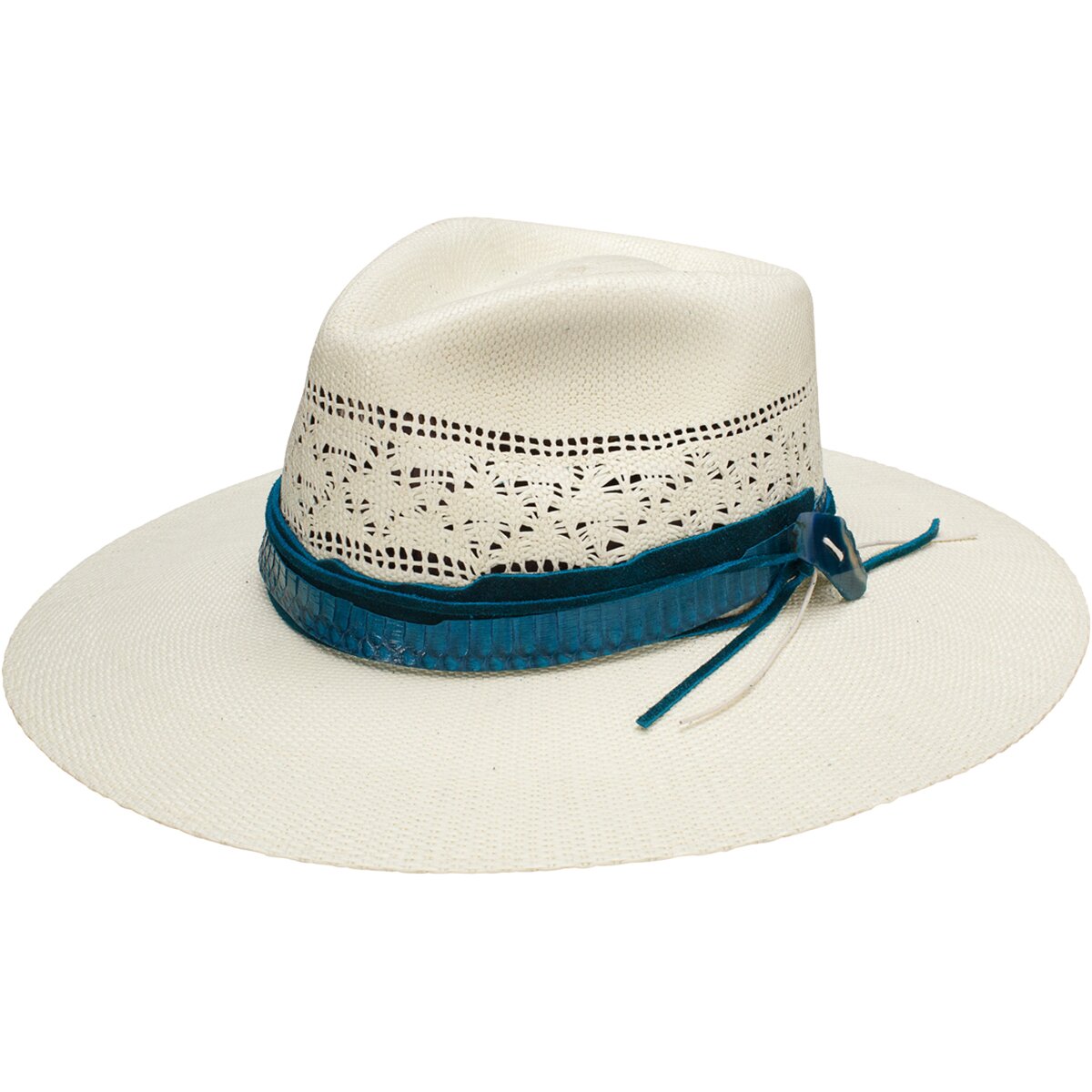 Image of Stetson Sedona Hat Natural/Turquoise Band, L