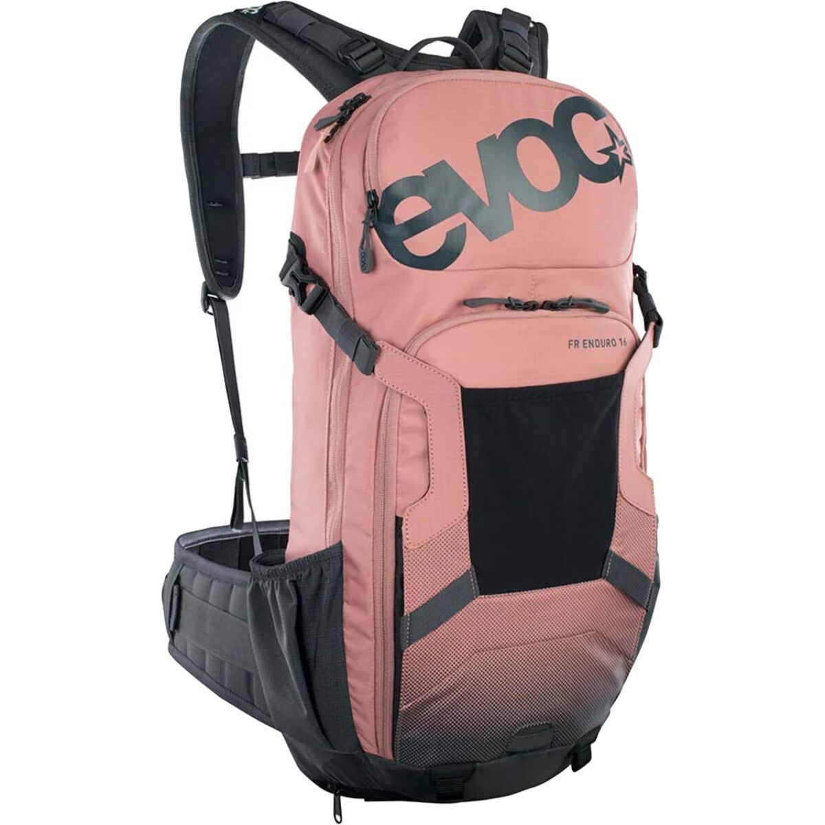Image of Evoc FR Enduro Protector 15-16L Hydration Backpack Dusty Pink/Carbon Grey, M/L