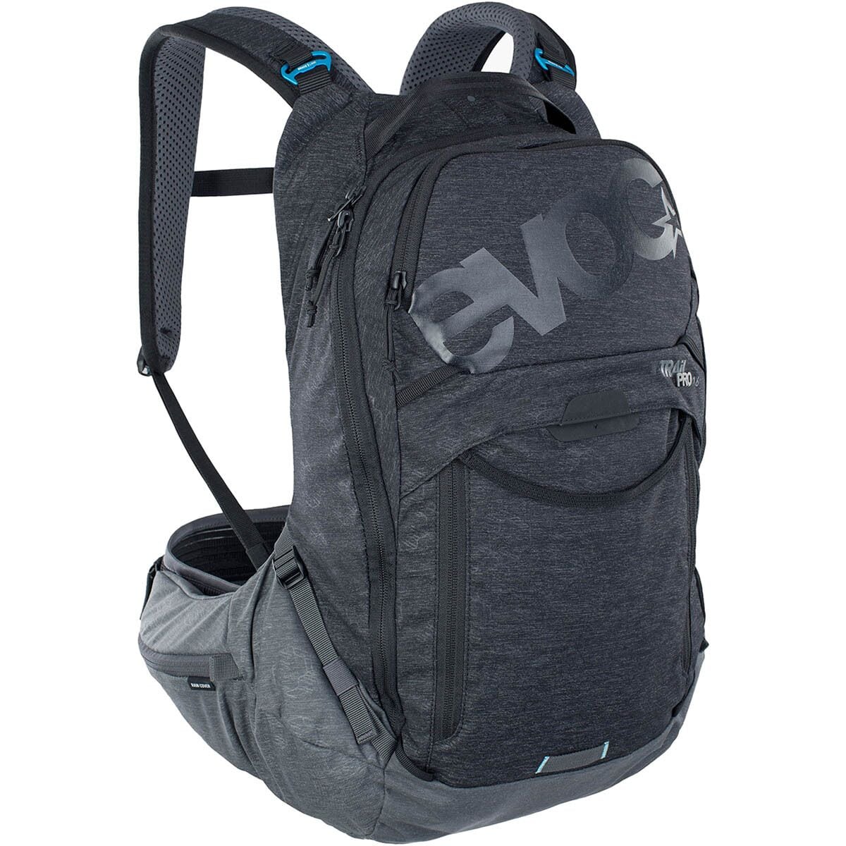 Image of Evoc Trail Pro 16L Protector Backpack Carbon/Grey, S/M
