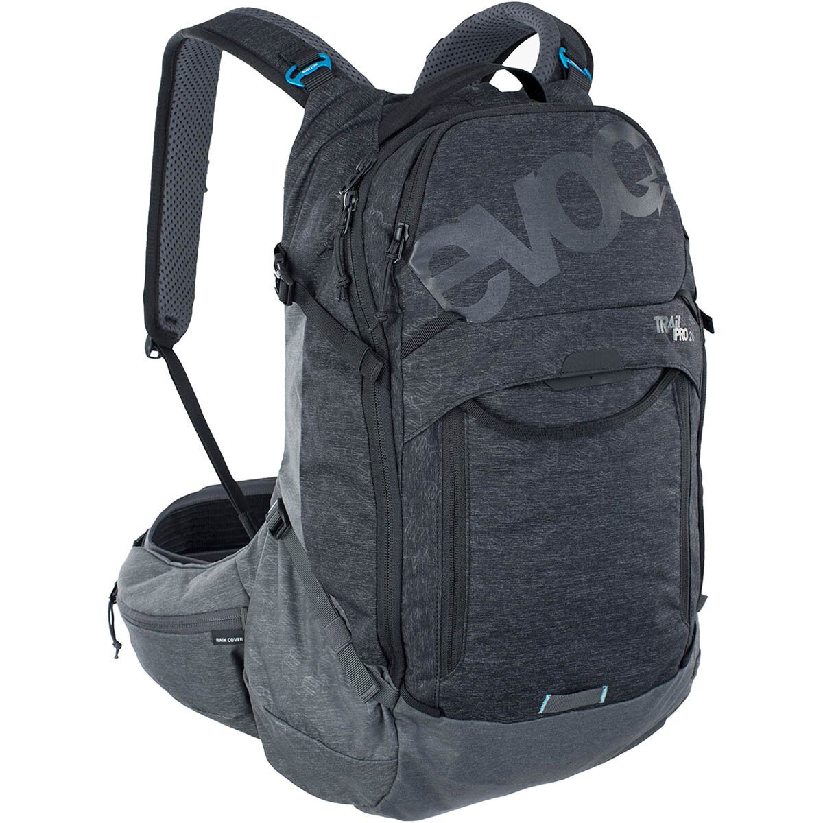 Image of Evoc Trail Pro 26L Protector Backpack Carbon/Grey, S/M