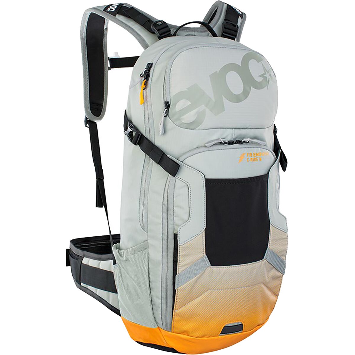 Image of Evoc FR Enduro E-Ride 16L Protector Backpack Stone/Bright Orange, M/L