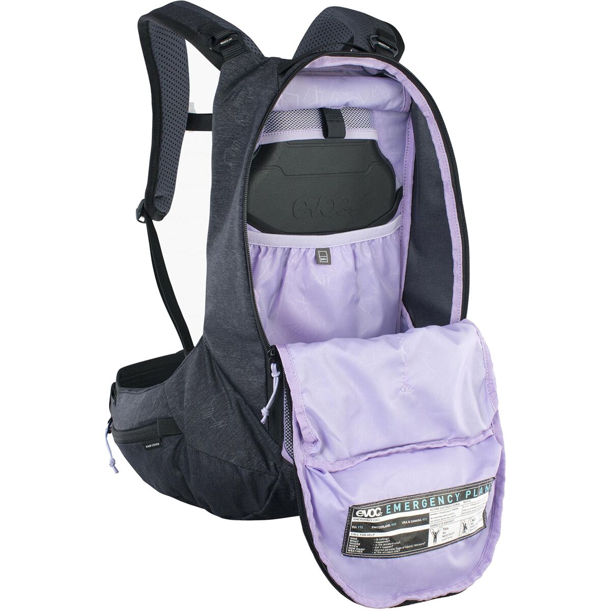 Evoc Trail Pro SF 12L Protector Backpack - Picture 9 of 14