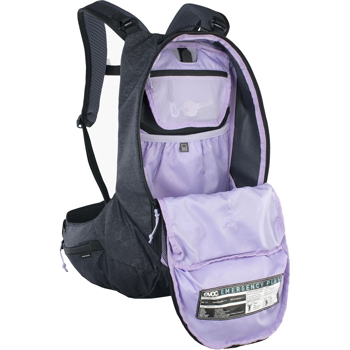 Evoc Trail Pro SF 12L Protector Backpack - Picture 11 of 14
