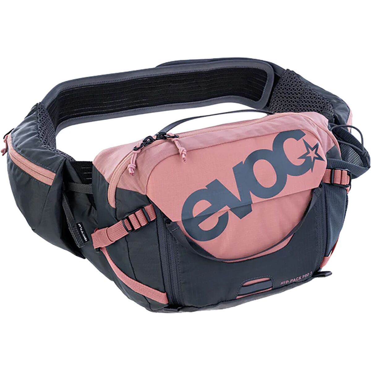 Image of Evoc Hip Pack Pro 3 + 1.5L Bladder Dusty Pink/Carbon Grey, One Size
