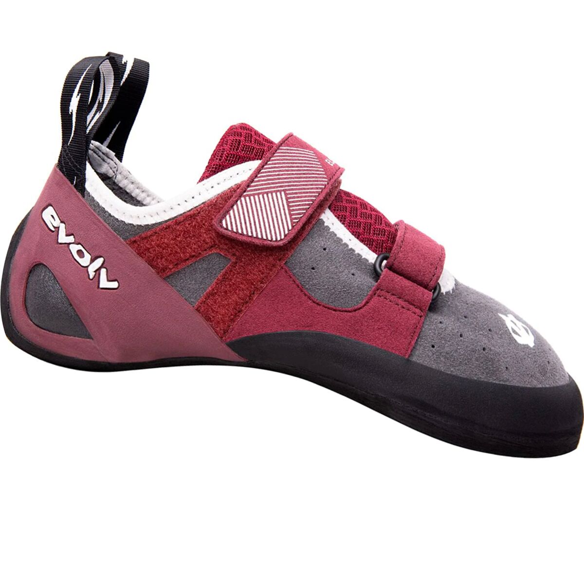 Image of Evolv Elektra Climbing Shoe - Women's Merlot/Gray, 11.0