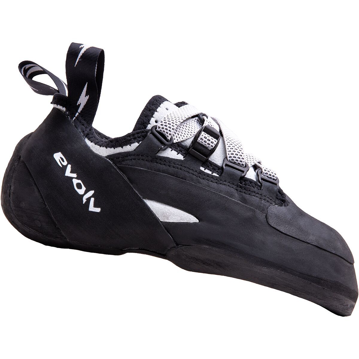 Image of Evolv Phantom LV Climbing Shoe White/Black, Mens 5.0/Womens 6.0
