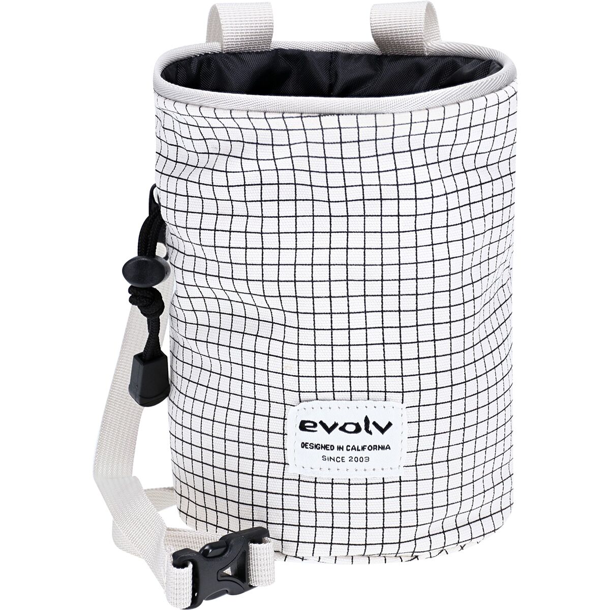 Image of Evolv Canvas Chalk Bag Gridline, One Size