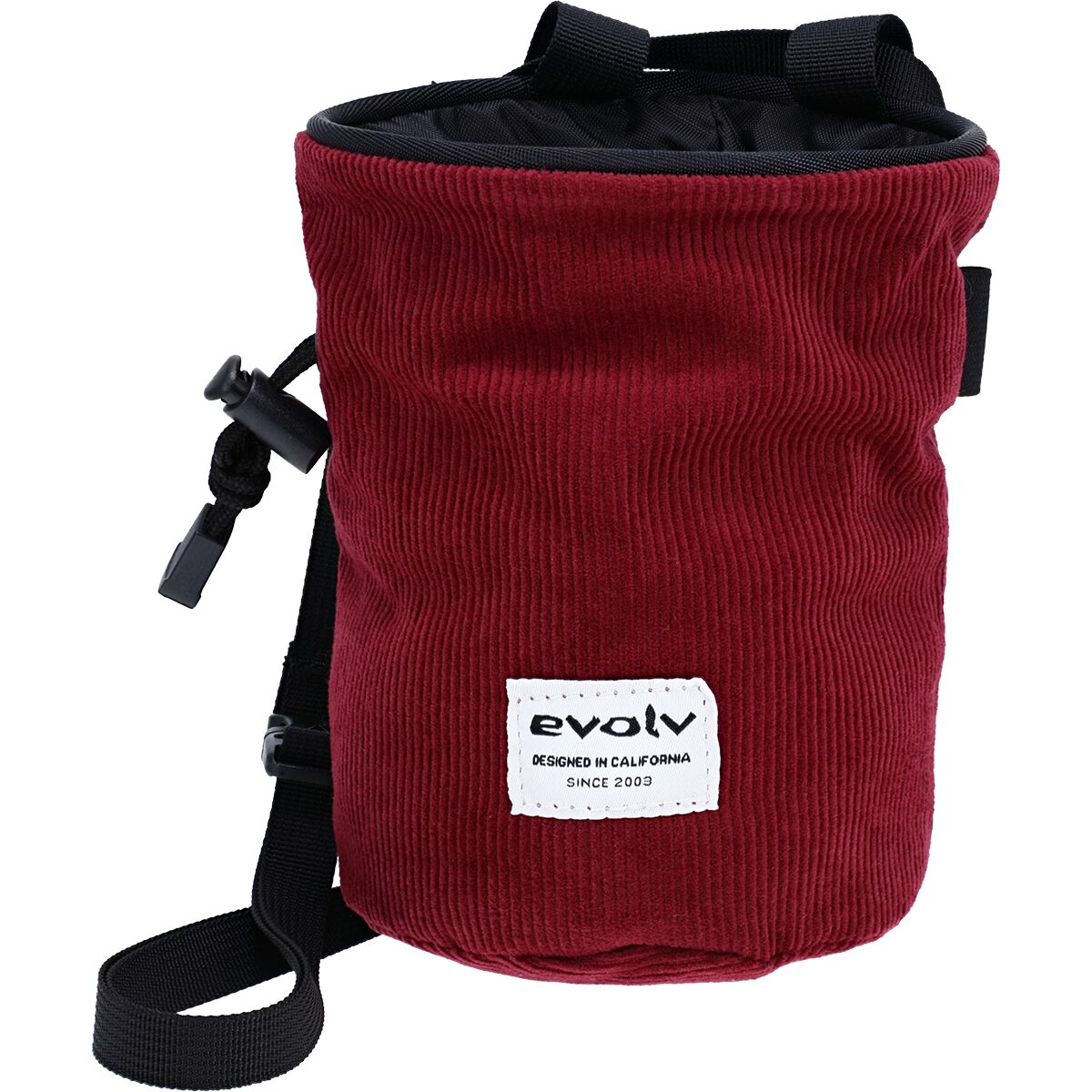 Image of Evolv Corduroy Chalk Bag Ruby, One Size