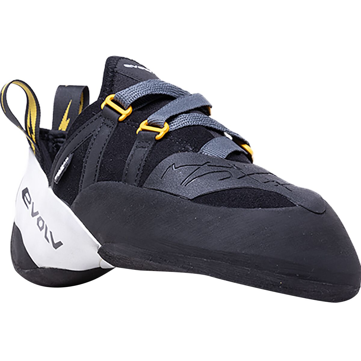 NEW Evolv Shaman Pro Rock Climbing Shoes (Black / Yellow) - 9.5 in Mens Evolv Shaman Lace Climbing Shoes - Used | eBay main image 2