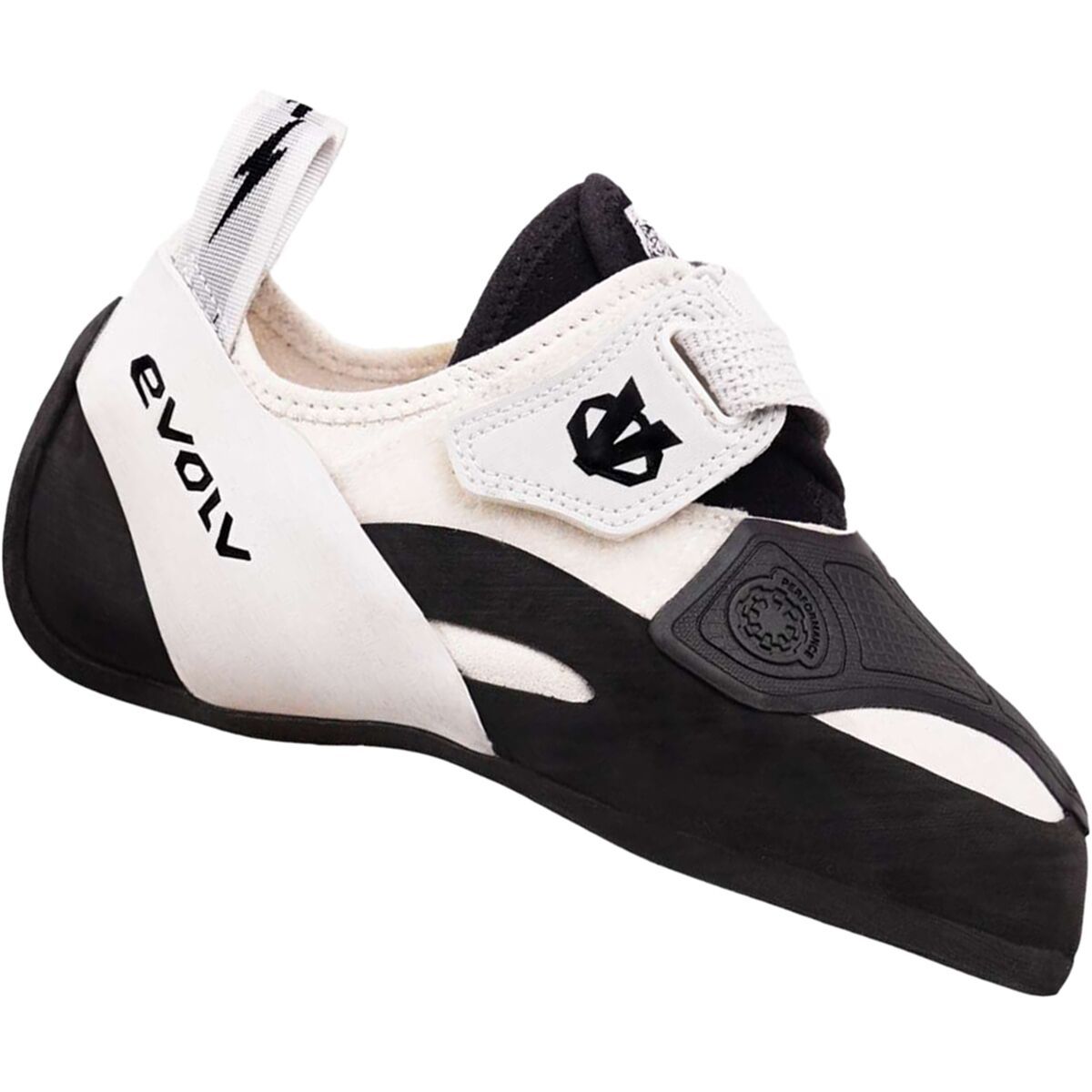 Image of Evolv V6 LV Climbing Shoe Gray/White, Mens 6.5/Womens 7.5