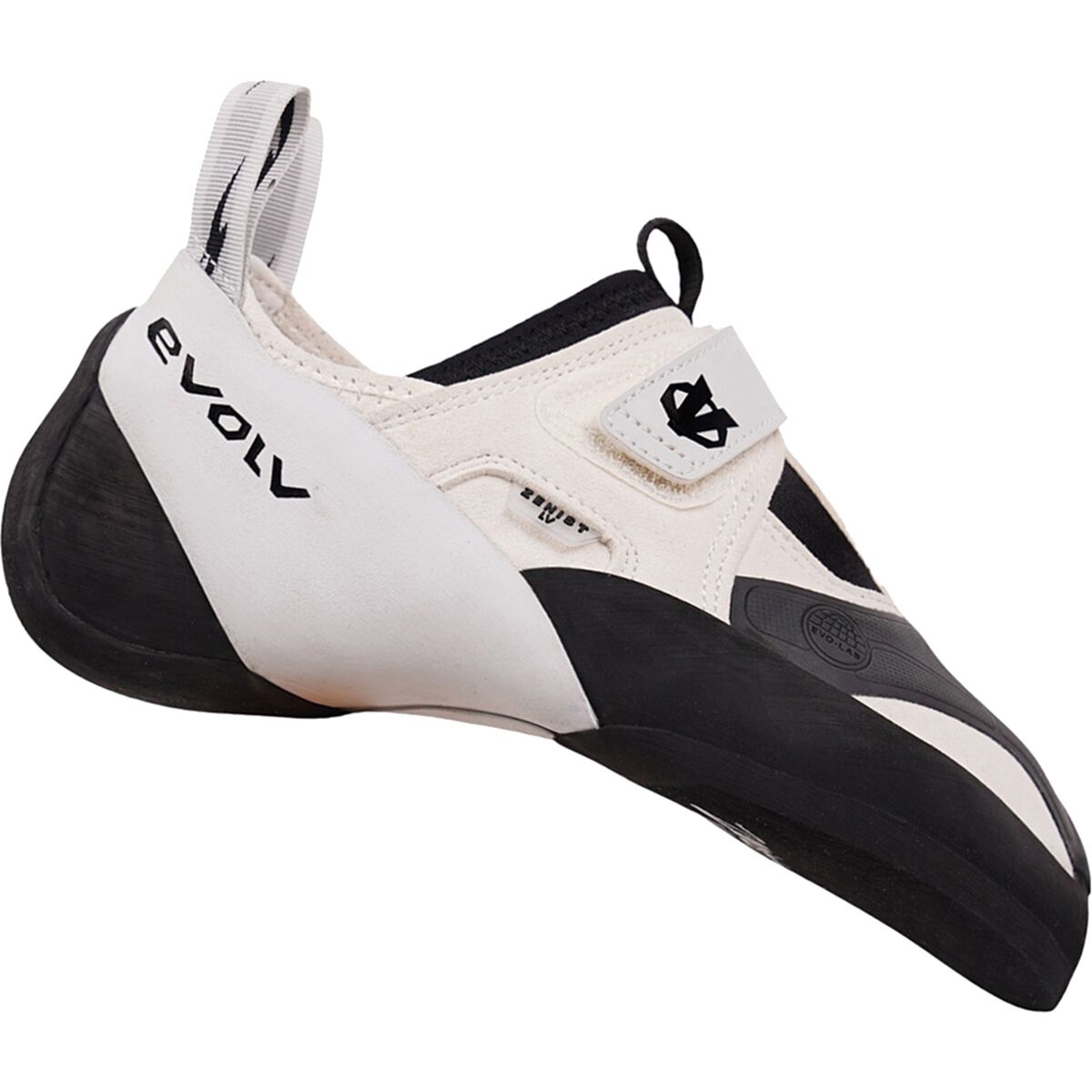 Image of Evolv Zenist LV Climbing Shoe Gray/White, Mens 5.5/Womens 6.5