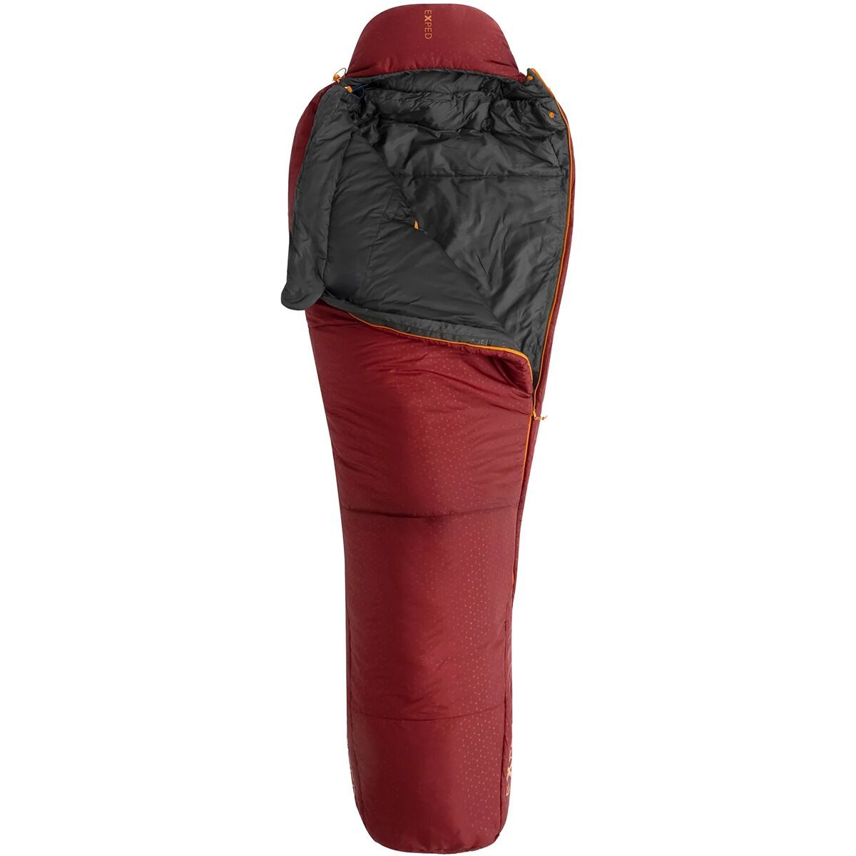 Image of Exped Deepsleep -5C/20F Sleeping Bag Burgundy, Long Wide/Left Zip