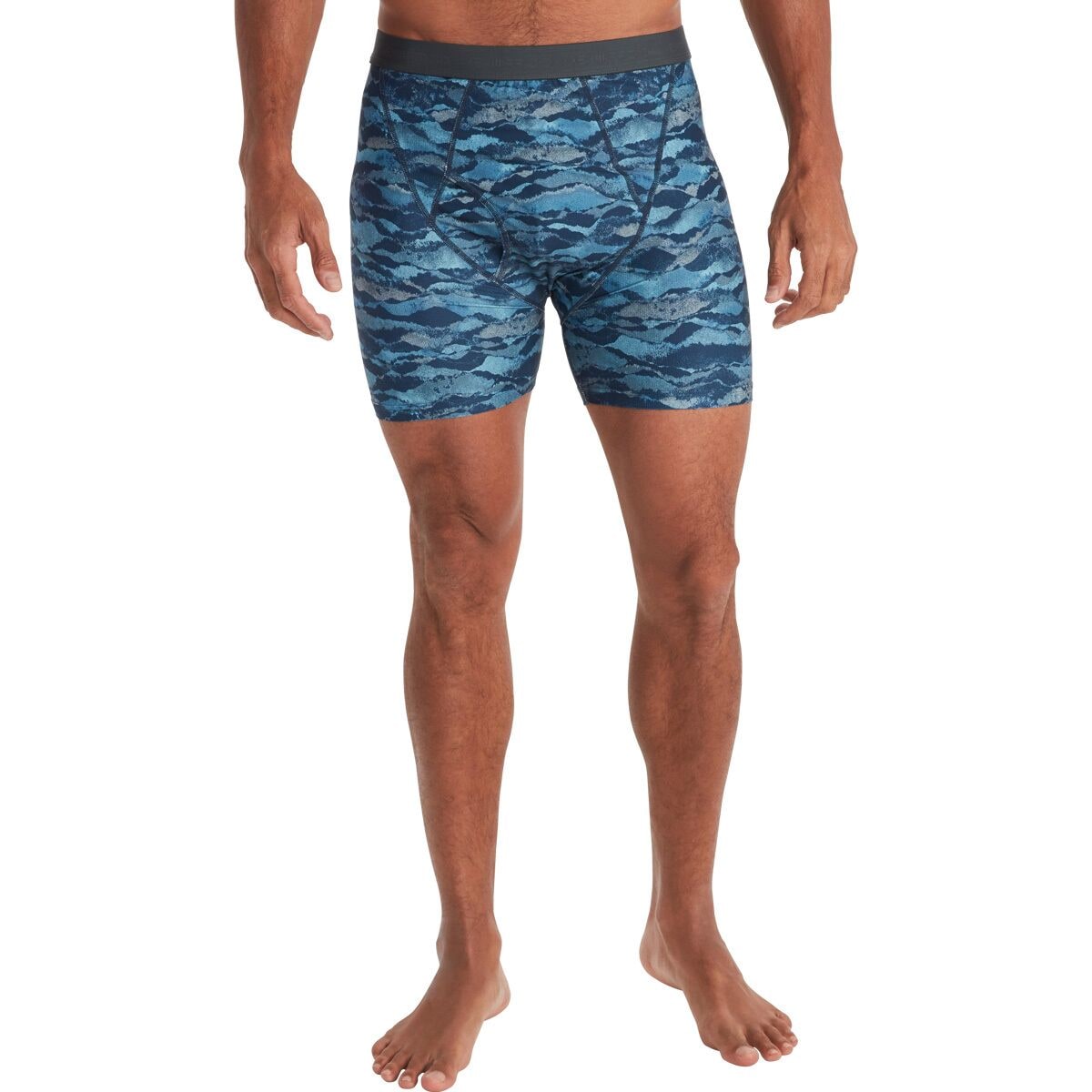 Image of ExOfficio Give-N-Go 2.0 Boxer Brief - Men's Steel Blue Mountain, XXL