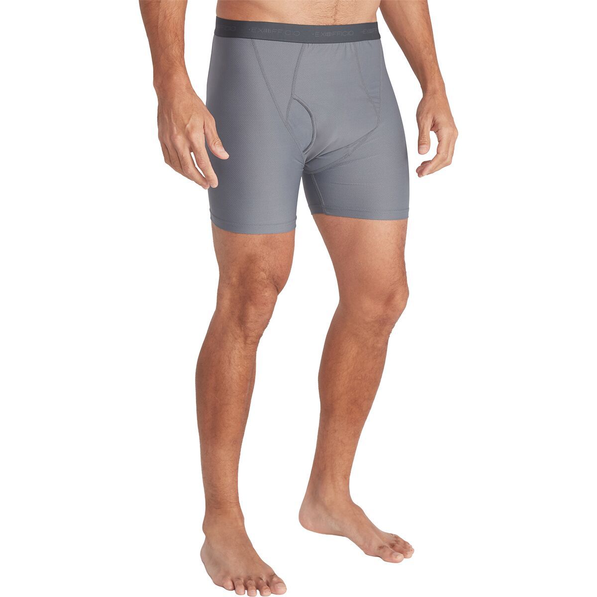 Image of ExOfficio Give-N-Go 2.0 Boxer Brief - Men's Steel Onyx 2, XXL