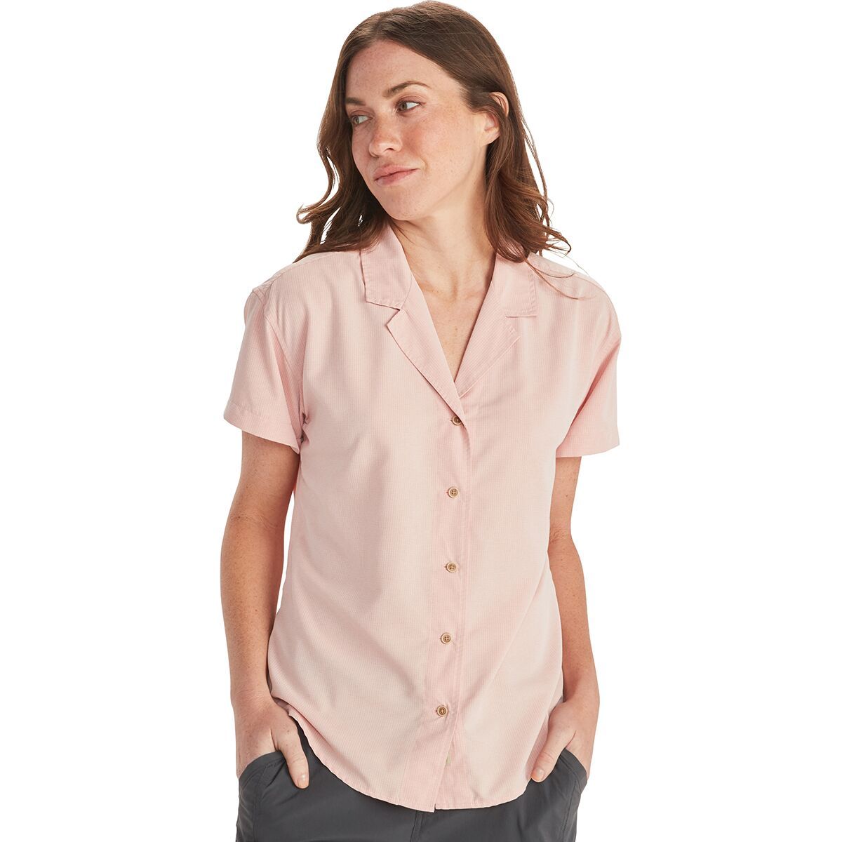 ExOfficio BugsAway Brisa Short-Sleeve Shirt - Women's Amber Rose, XS