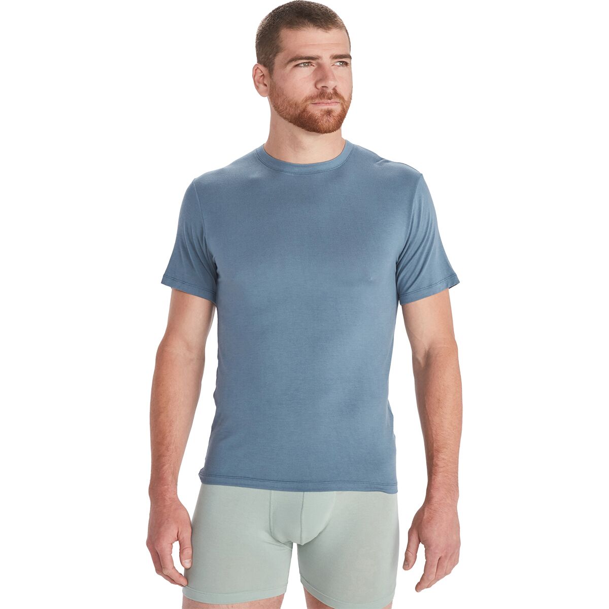 Image of ExOfficio Everyday Crew T-Shirt - Men's Steel Blue, S