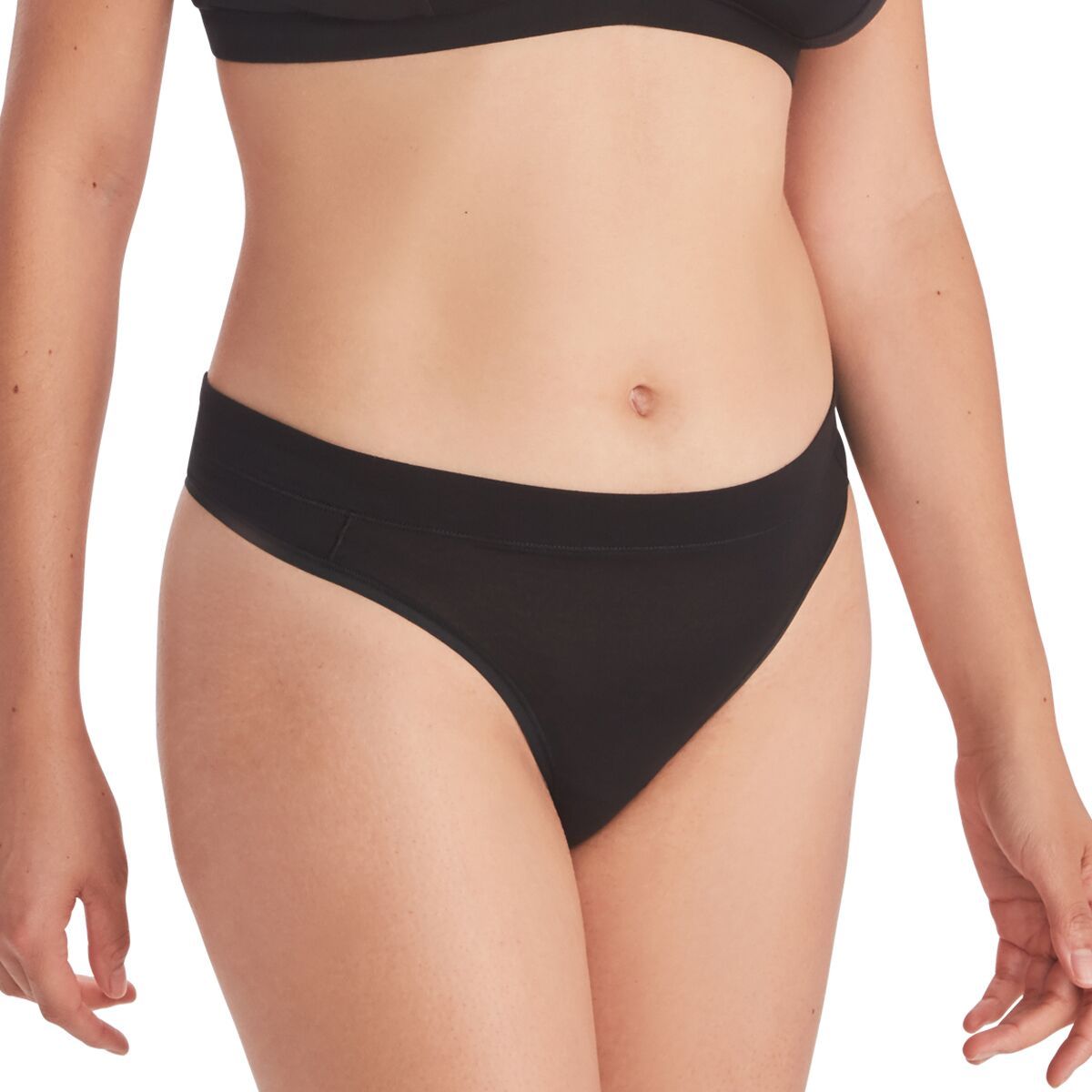 Image of ExOfficio Everyday Thong Underwear - Women's Black, L