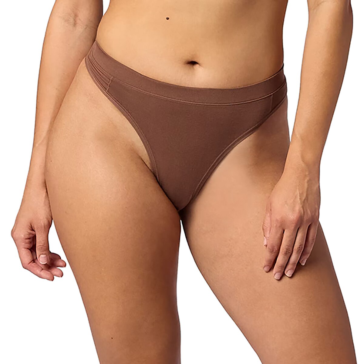 Image of ExOfficio Everyday Thong Underwear - Women's Cacao, M