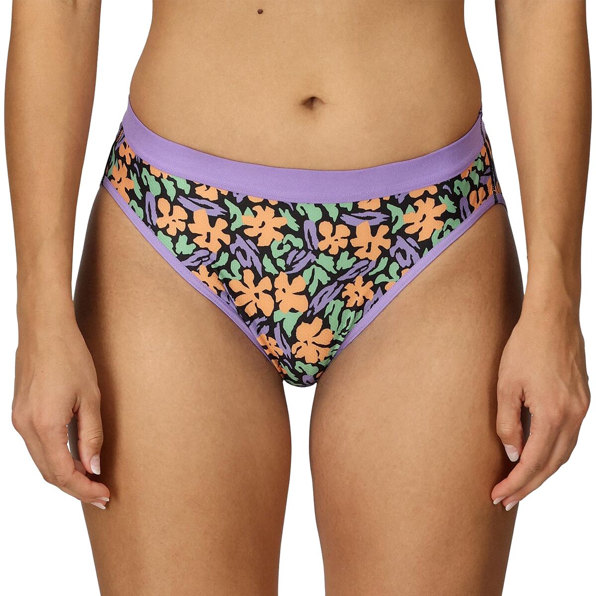 Image of ExOfficio Give-N-Go Sport 2.0 Bikini Brief Underwear - Women's Multi Electric Petals, L