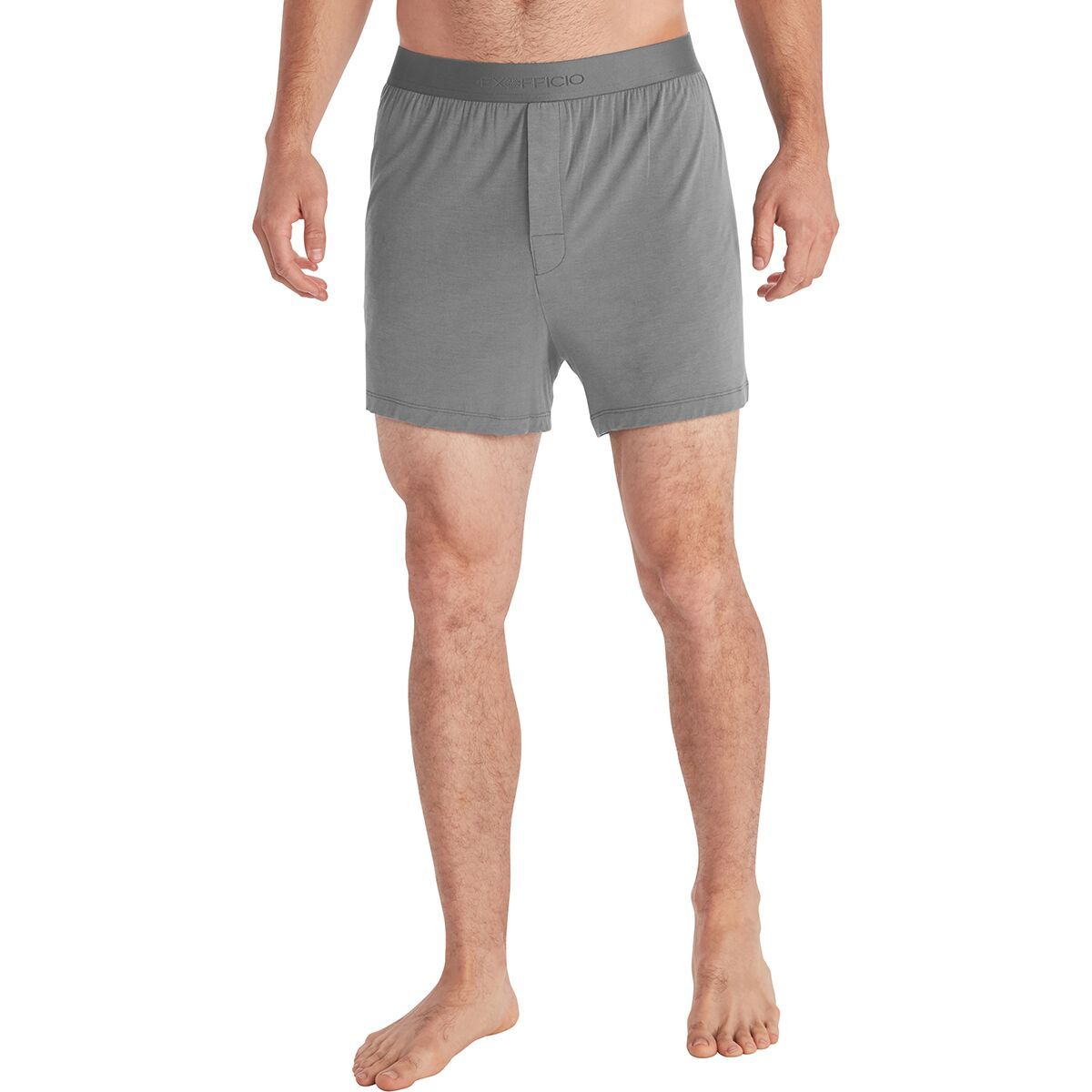 Image of ExOfficio Everyday Boxer - Men's Grey Heather, S