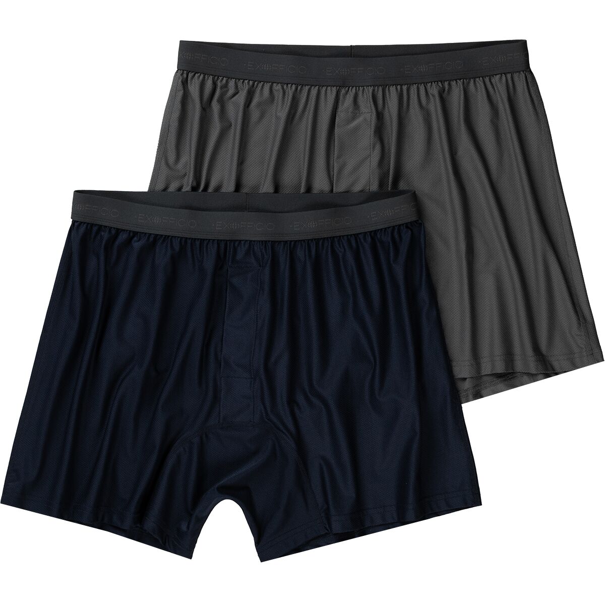 Image of ExOfficio Give-N-Go 2.0 Boxer - 2-Pack - Men's Navy/Steel Onyx, L