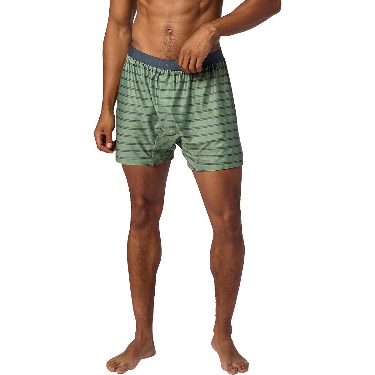 Image of ExOfficio Give-N-Go 2.0 Boxer - Men's Asparagus/Cobblestone, XXL