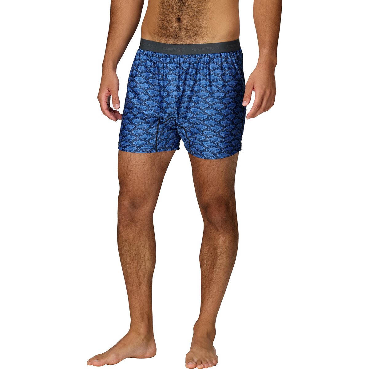 Image of ExOfficio Give-N-Go 2.0 Boxer - Men's Lagoon Tranquil Trout, S