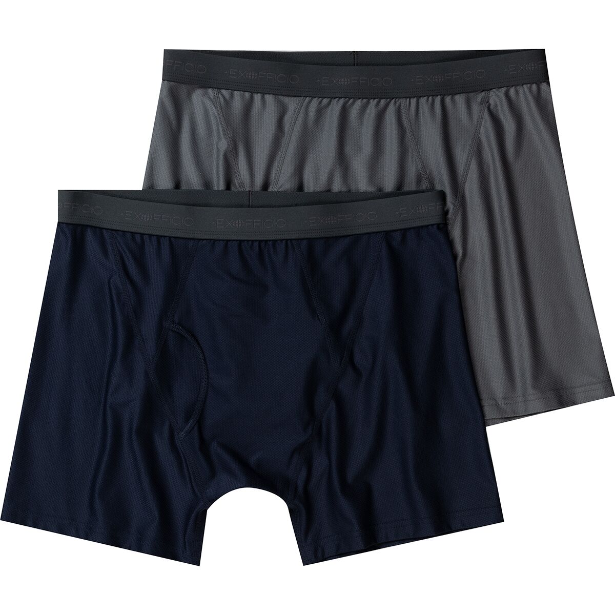 Image of ExOfficio Give-N-Go 2.0 Boxer Brief - 2-Pack - Men's Navy/Steel Onyx, XXL