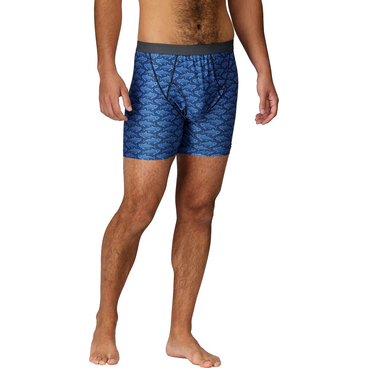 Image of ExOfficio Give-N-Go 2.0 Boxer Brief - Men's Lagoon Tranquil Trout, L